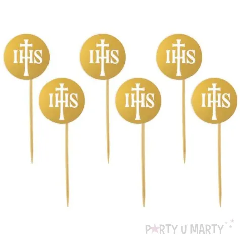 pikery ihs light zlote 6 szt