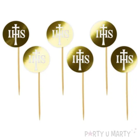 pikery ihs light zlote metalik 6 szt