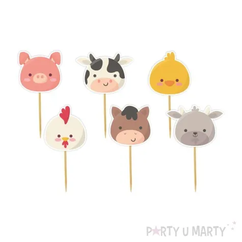 pikery kokolorowa farma 1 mix 6szt