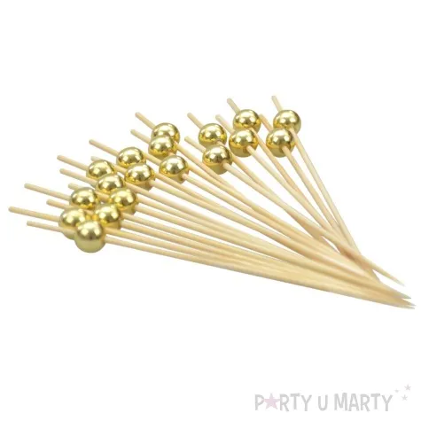 pikery koktajlowe celebrate z perelka arpex 12 cm 24 szt