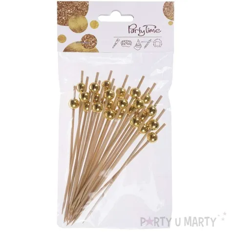 pikery koktajlowe celebrate z perelka arpex 12 cm 24 szt