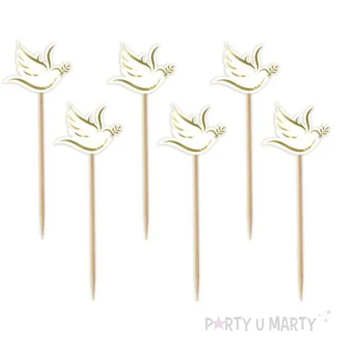 pikery komunia swieta golabek zloty godan 6 szt