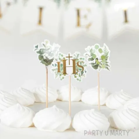 pikery komunia swieta ihs mix partypal 9 cm 5 szt
