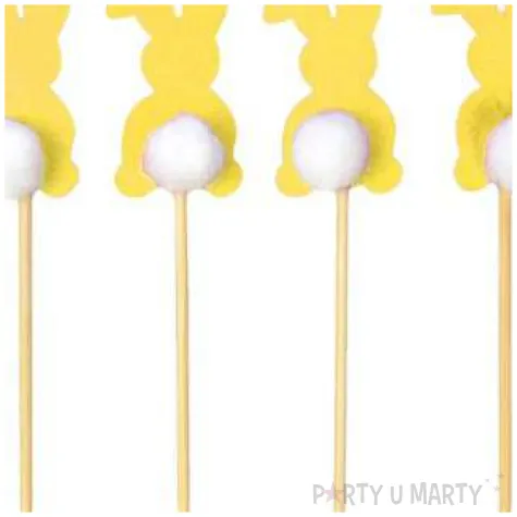 pikery kroliczki zolte arpex 6 szt