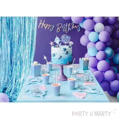 pikery narwal partydeco 10 15 5 cm 4 szt