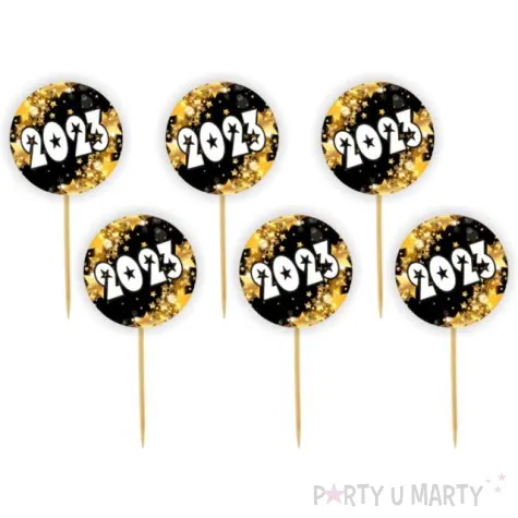 pikery nowy rok 2023 pod gwiazdami 6 szt