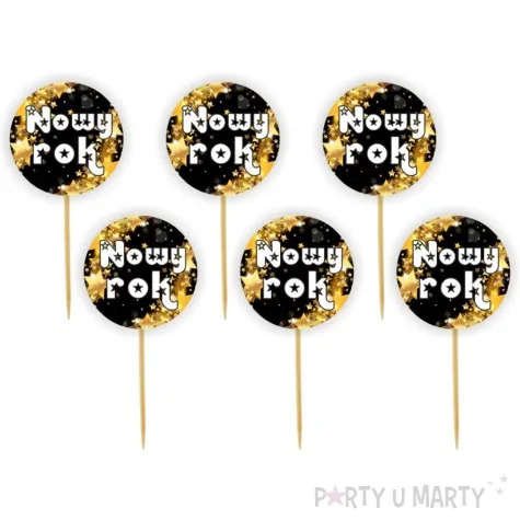 pikery nowy rok pod gwiazdami 6 szt