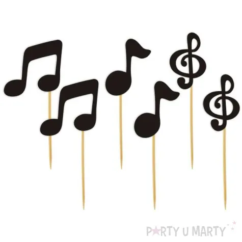 pikery nuty czarne 6 szt