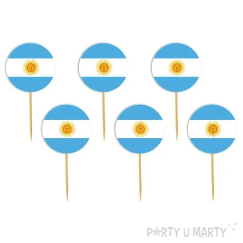 pikery panstwa swiata argentyna 6 szt