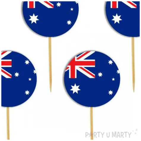 pikery panstwa swiata australia 6 szt