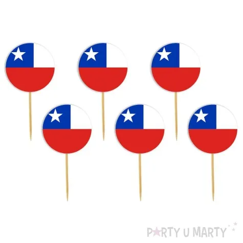 pikery panstwa swiata chile 6 szt