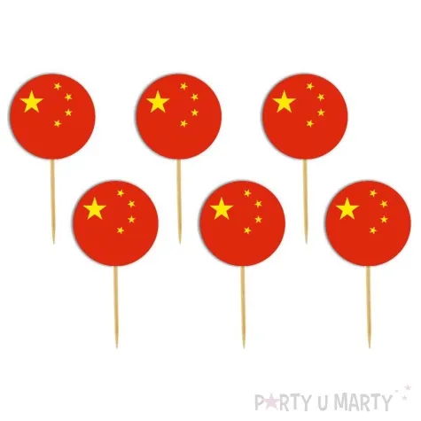 pikery panstwa swiata chiny 6 szt