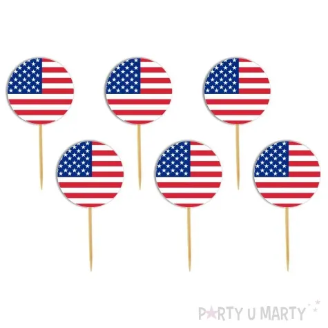 pikery panstwa swiata usa 6 szt