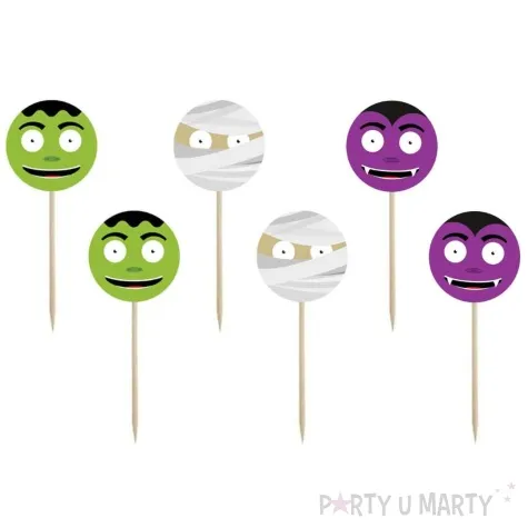 pikery potworki halloween congee 6 szt