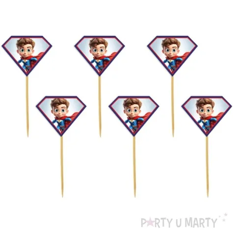 pikery super chlopak bohater mix kolor 6 szt