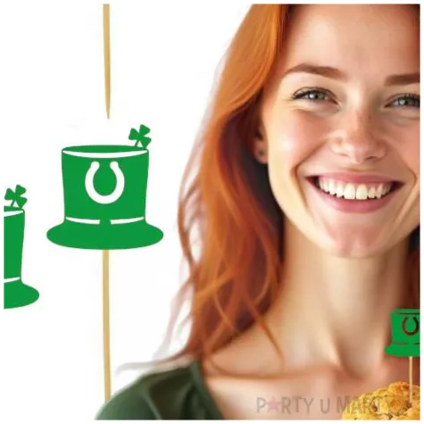 pikery sw patryk kapelusz zielone 6 szt