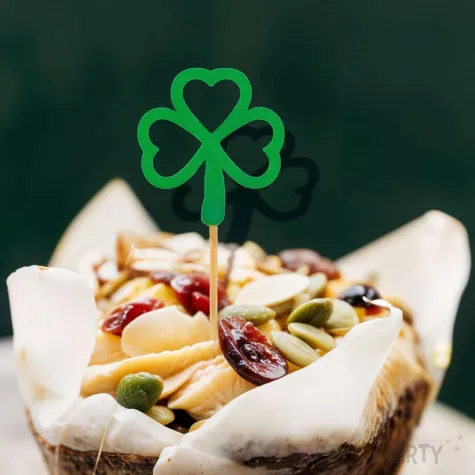 pikery sw patryk koniczynka obrys zielony 6 szt