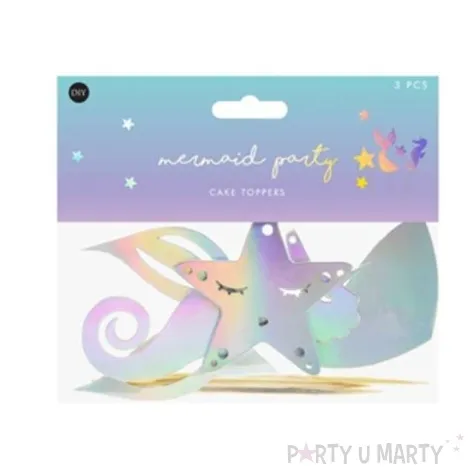 pikery syrenka opalizujacy partydeco 18 24 5 cm 3 szt
