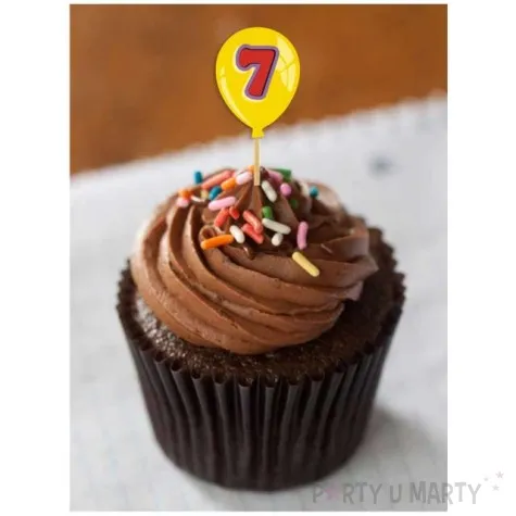 pikery urodziny 7 baloniki 6 szt