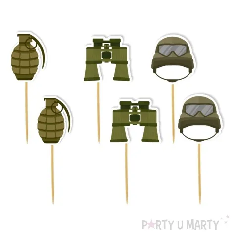 pikery zolnierskie atrybuty mix 6 szt