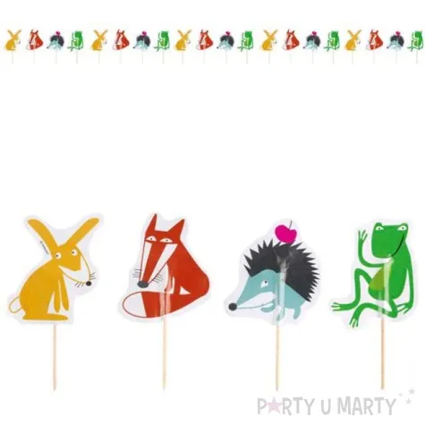 pikery zwierzatka amscan 9 cm 20 szt