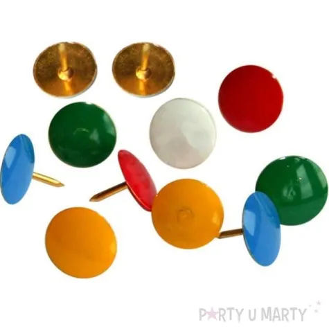 pinezki kolorowe mix titanum 50 szt