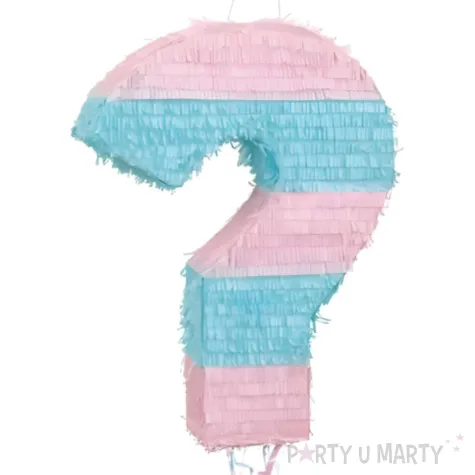piniata gender reveal znak zapytania smiffys 35 x 45 cm