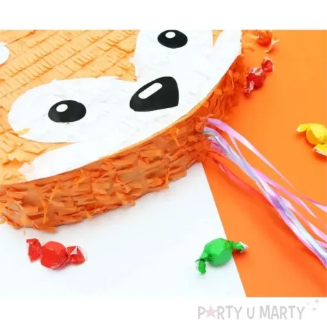 piniata lisek pomaranczowy godan 35 x 27 cm