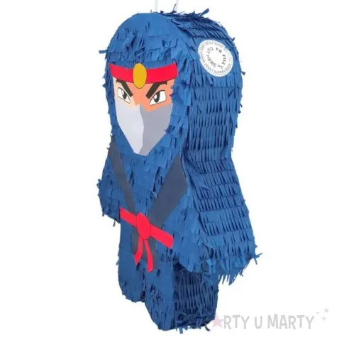 piniata ninja niebieski boland 44 x 33 x 10 cm
