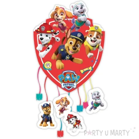 piniata paw patrol psi patrol tarcza procos 32 x 20 cm