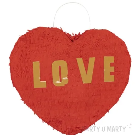 piniata serce love czerwony amscan 45 x 47 5 cm