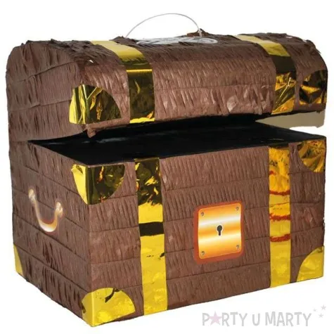 piniata skrzynia skarbow funnyfashion 23 x 35 cm