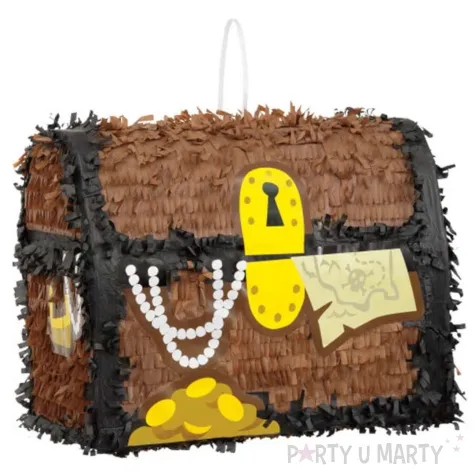 piniata skrzynia skarbow unique 27 x 31 cm