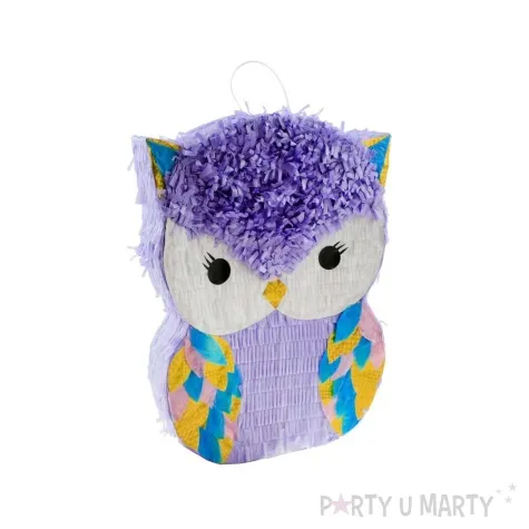 piniata sowka fioletowy godan 40 x 30 cm