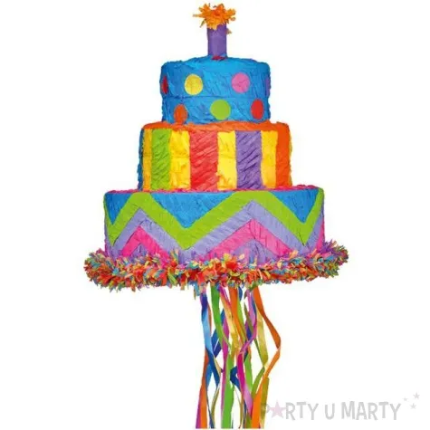 piniata tort urodzinowy amscan 30 4 x 27 3 cm