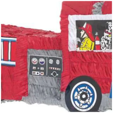 piniata woz strazacki amscan 55x28 cm