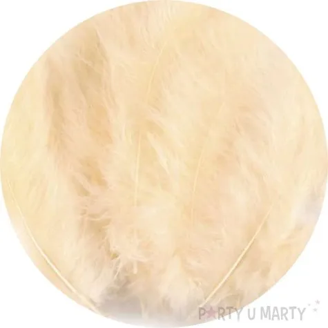 piorka dekoracyjne classic bezowy stoklasa 9 16 cm 20 szt