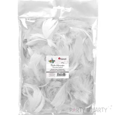 piorka dekoracyjne classic biale titanum 16 g