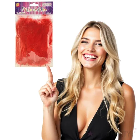 piorka dekoracyjne classic czerwone aliga 10 12 cm 50 szt