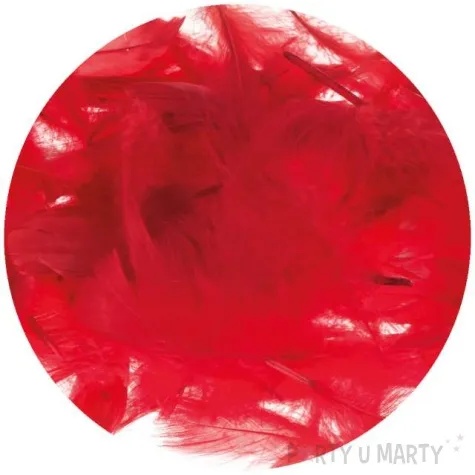 piorka dekoracyjne classic czerwony brewis 1 9 cm 250 szt