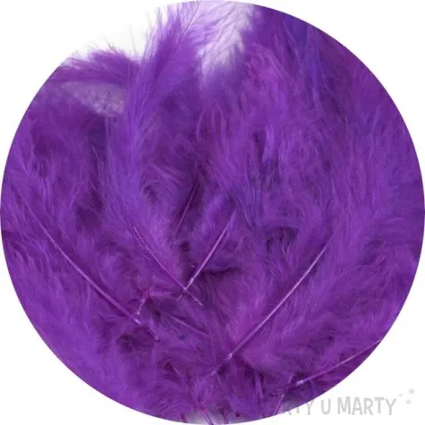 piorka dekoracyjne classic fioletowy ciemny stoklasa 9 16 cm 20 szt