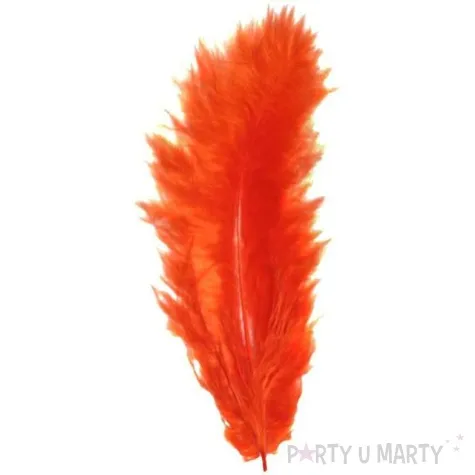 piorka dekoracyjne classic geste pomaranczowe titanum 20 szt