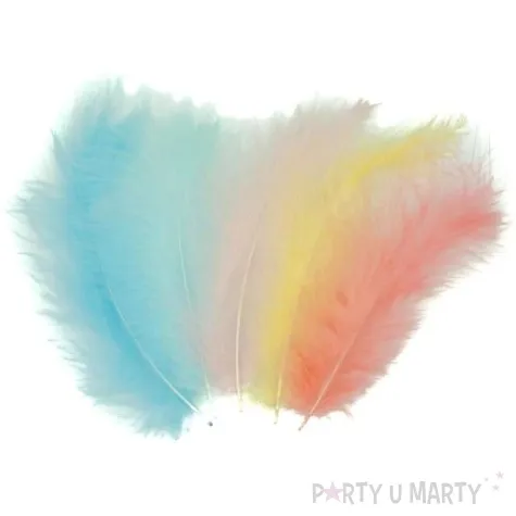 piorka dekoracyjne classic mix aliga 10 12 cm 50 szt