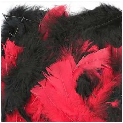 piorka dekoracyjne classic mix czerwony titanum 8 g