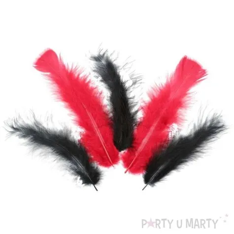 piorka dekoracyjne classic mix czerwony titanum 8 g