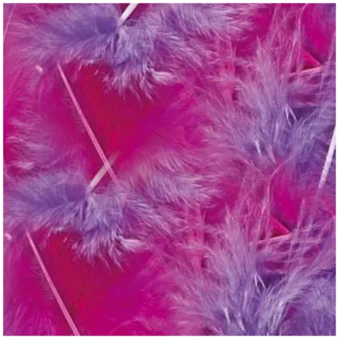 piorka dekoracyjne classic mix fioletowy titanum 8 g