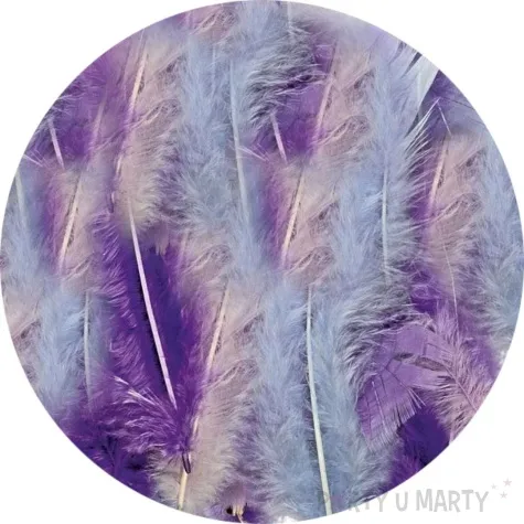 piorka dekoracyjne classic mix niebieski titanum 8 g