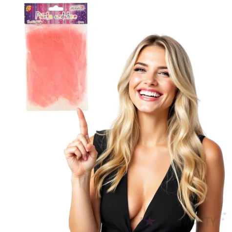 piorka dekoracyjne classic rozowe jasne aliga 10 12 cm 50 szt