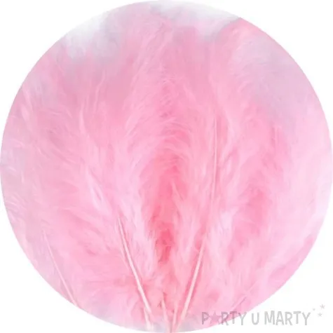 piorka dekoracyjne classic rozowy jasny stoklasa 9 16 cm 20 szt