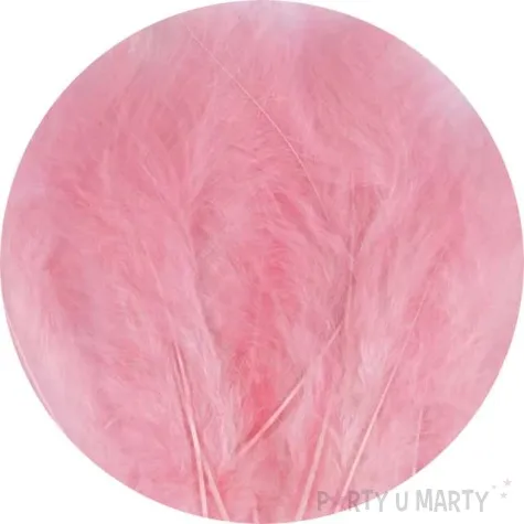 piorka dekoracyjne classic rozowy pudrowy stoklasa 9 16 cm 20 szt